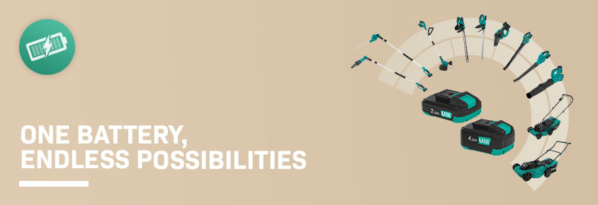 Eine VONROC-Batterie, unendliche Möglichkeiten