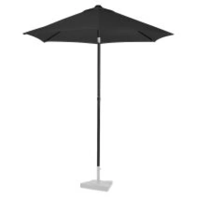 Parasol Torbole - Ø200cm – Premium parasol | Anthracite/Black