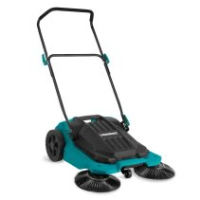 Push sweeper - 65cm sweeping width - 18 litre container | 2600m2 per hour