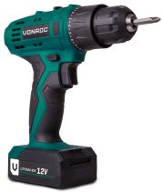 Cordless drill 12V - Incl. 2 batteries & charger
