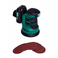 Random orbital sander 20V - 2.0Ah - 125mm | Incl. battery and charger 