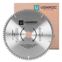 Saw Blade 80T - Ø 250 x 30 x 2.8/1.8mm | for VONROC Table Saw TS504AC, TS505AC and universal fit 