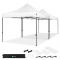 Partyzelt – 6x3 m | Set inkl. 2x Partyzelten und 1x Verbindungskit - Weiß