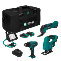 Werkzeugsatz VPower 20V – 2.0Ah | Inkl. 2 Akku’s und Ladegerät