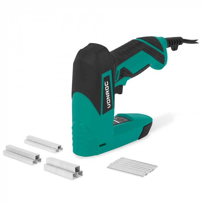 Elektrotacker mit 900 Klammern und 300 Nägeln main product photo