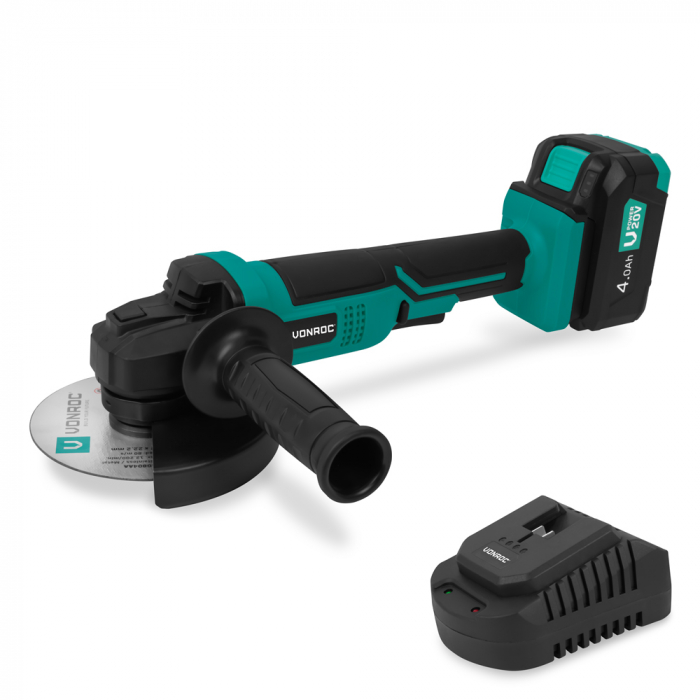 Akku-Winkelschleifer – Ø125 mm | Inklusive 4,0Ah-Akku & Schnellladegerät main product photo
